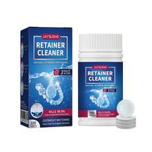 JAYSUING Denture & Retainer Cleaning Effervescent Tablets, Soak To Remove Stains & Reduce Odor, Denture & Retainer Accessory Cleaning Tablets - Solid State - View 7
