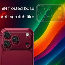 5pcs 9H Matte Camera Lens Protector Film, Compatible With IPhone 18 Pro Max/Pro/Air/17, Anti-Fingerprint/Anti-Glare/Anti-Scratch, Precision Cut, Bubble-Free, Easy Installation, Compatible With Phone Cases, Supports Wireless Charging, Anti-Yellowing, High Definition Transparent, Durable Minimalist Camera Protector Cover - Clear - View 5