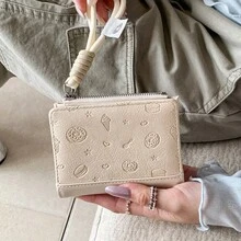 Korean Style Multi-Functional Foldable Zipper Bifold Wallet,Small Wallets For Women - Multicolor - View 7