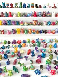 10/5PCS Mini Random 3D Printed Animal Figurine Set, Flexible Movable Stress Relief Toys, Surprise 3D Printed Cute Animal Desktop Decor, Party Favors, Classroom Rewards, Gift Bag Fillers, Lawn Art Collectibles, Party Decorations, Garden Statues (Random Styles And Compact Size) Hot-Selling 3D Printed Colorful Mixed Mini Animal Craft Decor Figurines Educational Toys For Kids - Multicolor - View 9