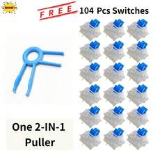 Mechanical Keyboard Switch Set Blue Brown Black Red Shaft Linear Tactile Switch For Gaming Keyboard Replacement Or 3D Print Fingertip Stress Relief Clicker Free Keycap Puller - View 12