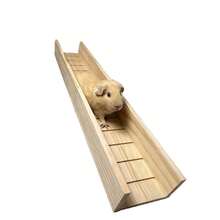 1 Piece Accessories Color And Style Shipped Randomly Hamster Platform Wooden Hamster Stairs Golden Bear Slide Hamster Pet Toy Small Pet Toy - one-size - View 2
