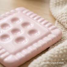 Hamster Ceramic Cooling Pad, Cute Cookie And Cheese Shaped Cooling Stone For Small Animals, Dwarf Hamster Cage Accessory, 12cm X 12cm / 15.8cm X 13.5cm - Multicolor - View 6