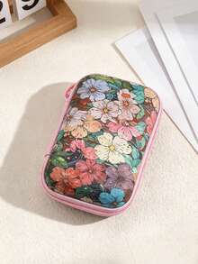 2026 New Creative Earphone Data Cable Charger Storage Bag Earphone Storage Box Anti Drop Zipper Bag Cartoon Creative - Multicolor - View 11