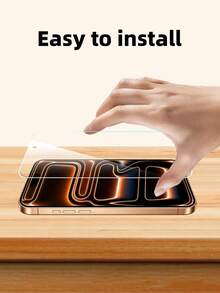 2pcs Tempered Glass Screen Protector, Compatible With IPhone 17 17e 16 15 14 13 12 11 Pro Max XR XS Max Air Mini Se2 Se3 8 7 6 Plus, No Black Border Large View, High Definition High Transparency High Hardness, Anti-Scratch, Anti-Fingerprint, No White Edge, No Bubble, Easy Installation, Phone Case Friendly - Clear - View 9