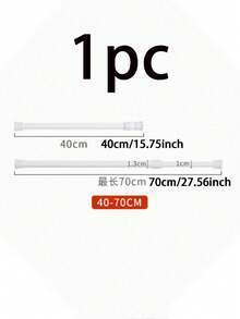 1 Set Cable de Acero Blanco para Cortinas, Cuerda de Cortina Recubierta de Plástico con Anillos de Ojo de Tornillo y Ganchos, Adecuado para Cortinas, Cortinas de Ducha, Barras de Cortina, Decoración del Hogar, Decoración de Ventanas - Multicolor - Ver 13