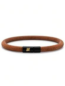 diffone Gelang Tali Lilin 6mm Buatan Tangan Bergaya, Warna Hitam, Mudah Dikaitkan, Gelang Lengan Pria untuk Pesta, Perhiasan Pria - Gelang tali lilin pria - View 12