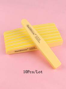 5pcs Double-Sided Nail Files With Flexible Foam Blocks And Crescent-Shaped Buffing Blocks Manicure Tool Set - Multicolor - View 28