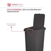 Countertop & Hanging Trash Cans - Dark Gray - View 6