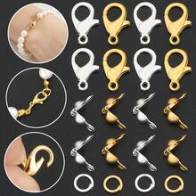 250pcs/500pcs DIY Jewelry Findings Set Includes Lobster Clasp, Jump Rings, Clasps, DIY Buckle Kit, End Connectors, Open Jump Rings, Suitable For Bracelet Connectors, Beading, Bead End Connectors, Anklet End Closed Rings, Fixed Hanging Rings, Jewelry Connecting Rings And Other Handmade Jewelry Making - Lobster Clasp & Bag Clasp & Jump Ring - View 4