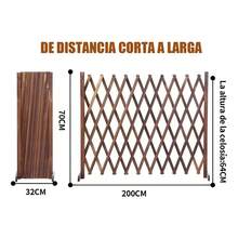 Puerta Retráctil de Madera Reforzada para Perros y Mascotas, Valla de  Extensible hasta 2 m, Barrera para Puertas, Escaleras, Pasillos y Habitaciones, Ideal para Controlar el Acceso de Mascotas, Diseño Natural, Resistente, Estable, Práctico y Fácil de Instalar - Natural - Ver 2