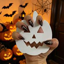 Halloween Pumpkin Nail Art Photo Props, Style Nail Color Palette Display Board, Atmospheric Background Decor For Photography - Multicolor - View 4