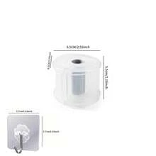 Dispenser Pita Washi Bulat Kreatif dengan Gigi Pemotong, Kotak Penyimpanan Pita Plastik Transparan, Gunting Alat Tulis, Cocok untuk Perlengkapan Seni, Kerajinan, Jurnal, dan Scrapbooking, Alat Jahit - MultiWarna - View 7