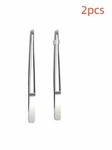 3/2/1pc High-Quality Stainless Steel Tweezers, Pointed Tip Design, For Removing Ingrown Hairs, Also Suitable As Facial Care Tool, Hair Removal - Multicolor - View 10