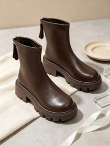 Girls' Boots, Autumn/Winter Children's Ankle Boots, Boots, Autumn/Winter Baby Girls' Boots, Boots, Ankle Boots - Brown - View 3