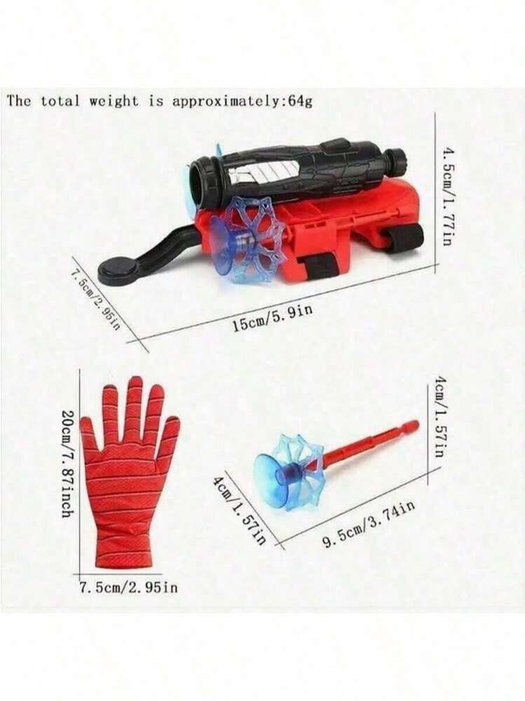 2026新款超長距離蜘蛛發射器 吸盤發射玩具 蜘蛛面具 親子互動玩具 生日禮物 - 彩色 - 查看 5