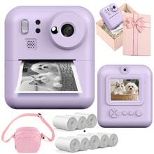Instant Print Camera With 1080P HD Resolution Portable Photo Printer With Print Paper Multi Functional Device For Memory Preservation And Creative 1300mAh Rechargeable Battery For Beginners Travel Photography And Special Occasions With Studio Feature - View 19