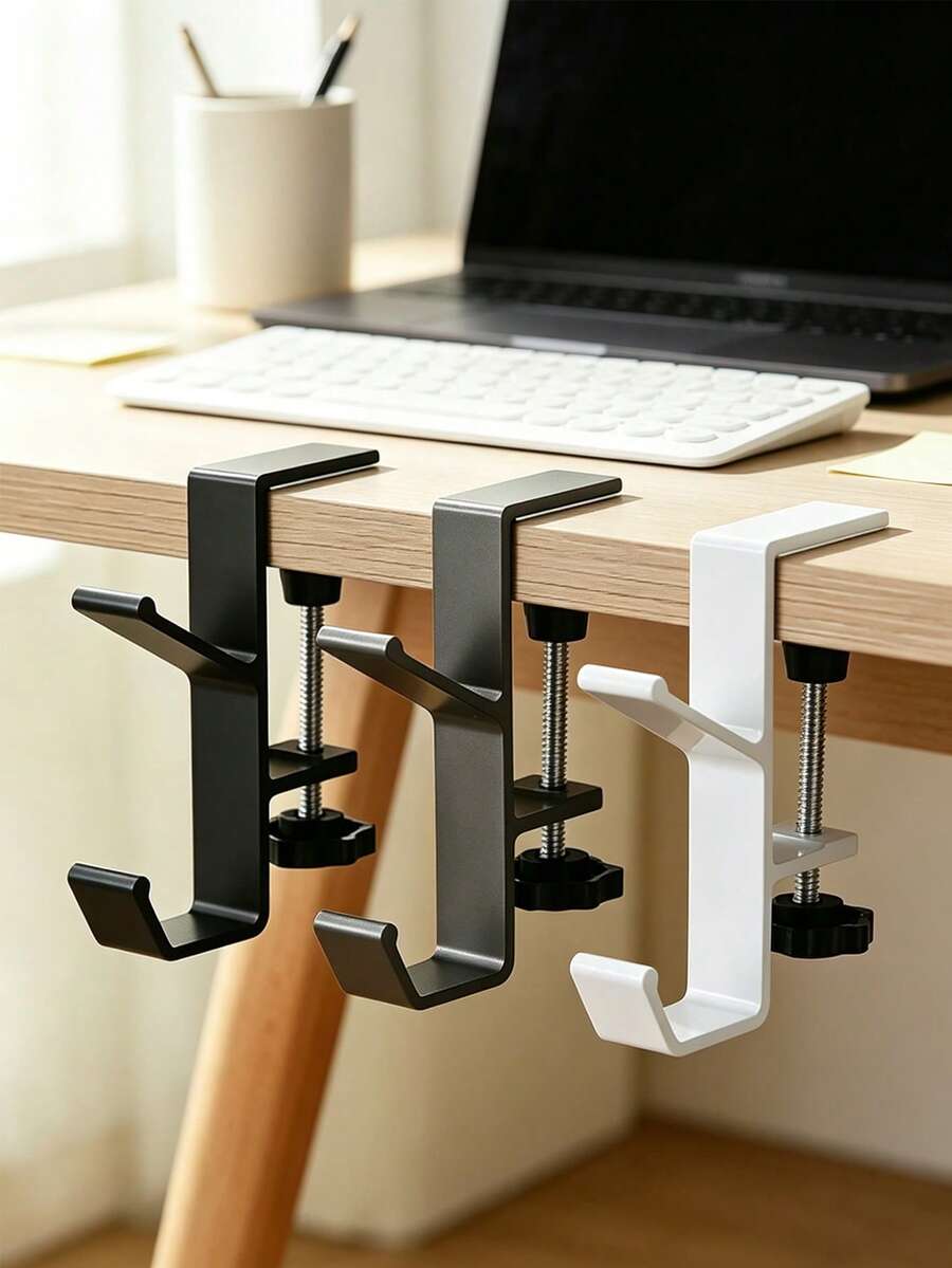Creative Backpack Hook Fireplace Stocking Rack Office Desk Phone & Bag Hanging Hook Organizer Desktop Storage Rack Back To School Holiday Gift
