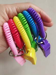 Colorful Rainbow High-Decibel Outdoor Whistle, Ultra-Loud Outdoor Rescue Survival Whistle, Adventure Hiking Referee Whistle - Upgraded Version - View 1