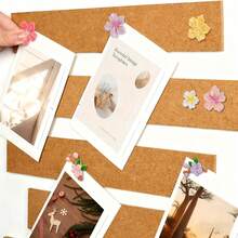 10pcs/20pcs/30pcs Pink Floral Push Pins - Decorative Flower Head Pins, Suitable For Cork Board, Photos, Wall Maps And School Supplies - Multicolor - View 8