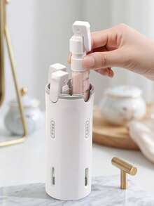 1 set perlengkapan mandi portabel 4-in-1, termasuk 4 botol dispenser isi ulang 30ml dan kotak penyimpanan sampo/lotion portabel, cocok untuk liburan dan perjalanan bisnis. - beraneka warna - View 3