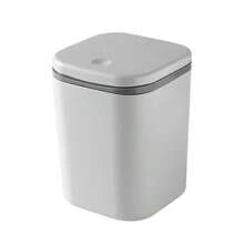 Mini Desktop Trash Can With Rotating Lid, Small Plastic Waste Basket, Odor-Proof Desktop Trash Can, Suitable For Paper Scraps, Fruit Peels, Keeps Desktop Tidy, Suitable For Home, Office, Bedroom, Coffee Table, Living Room, Study, Bathroom - A - View 11
