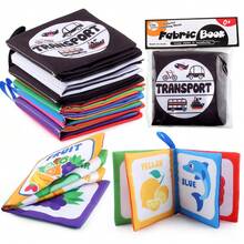 Infant Cloth Books And Toys,Early Education And Intelligence Learning Cloth Books,Early Education And Enlightenment Cognitive Cloth Books For Learning - Multicolor - View 3