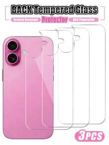 MIGAE 3 buah Pelindung Layar Belakang Kaca Tempered Definisi Tinggi dan Transparansi Tinggi, Kompatibel dengan iPhone 16/16 Plus, Kompatibel dengan iPhone 18 Pro/18 Pro Max/17 Pro Max/17 Air/16E/16 Plus/16 Pro/16 Pro Max/15/14/13/12/11/X/8/7 Series - Clear - View 43