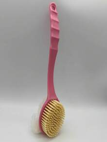 1pc Long Handle Bath Brush, Multi-Function Exfoliating Cleaning Bath Brush, Back To School And Dorm Essentials, Double-Sided Bath Brush, Multi-Purpose, Suitable For Cleaning, Exfoliating And Personal Hygiene - / - View 13