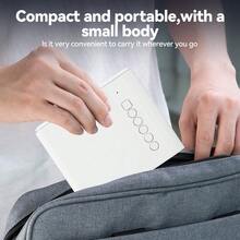 Portable Projector, USB Connection, Native 720p, Supports 1080P, Equipped With Remote Control, Suitable For Smartphones, Tablets, Laptops And LCD Screens - White - View 7