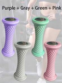 This Roller Massager Features Plantar Fascia-Relieving Rollers To Relax Muscles In The Feet, Hands, And Legs, Helping To Relieve Muscle Soreness And Improve Blood Circulation. It Also Relieves Pain And Itching And Is Suitable For Men And Women Who Exercise Frequently, Do Yoga, Dance, Run, Or Often Wear High Heels. It's An Essential Item For Relieving Foot Pain, Perfect For Autumn And Winter. - Multicolor - View 30
