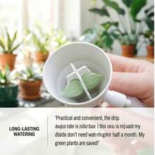 Garden Drip Irrigation Nozzle, Designed For Home Gardening, Balcony Potted Plants, Yard Greenery, Made Of Durable Plastic Material, Can Be Directly Inserted Into Soil To Connect Water Pipe Or Water Bottle - A - View 9