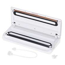 Adler Vacuum Sealer, Food Vacuum Sealer Machine, Vacuum Packing Machine - Film Roll Included, External Container Adapter, -0.8 Bar Vacuum, 130W, White/Grey - EU E Type Plug(220-240V) - View 5