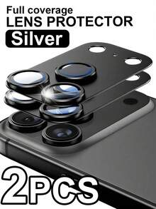 2pcs-Full Coverage Integrated Lens Protector Cover[Black]High-Hardness Material, Resists Sharp Object Contact. Advanced Adhesive, Firmly Attached Without Peeling. Ultra-Clear Transparent Image Quality, Making Photos And Videos More Vibrant. Effectively Prevents Scratches, Reduces Daily Scratching Risk, Handles Accidental Drops, Cushions Impact Force, Protects Lens Components. Compatible With IPhone 18promax/18pro/17e/17 Pro Max/17 Pro/17Air/17/16 Pro Max/16 Pro/16 Plus/16/15 Pro Max/15/14/13/12 And Other Models. - Black - View 31