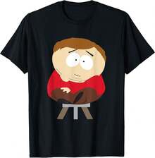 Customized T Shirt Streetwear TshirtCute Cartman Portrait Pose Funny Cartoon T Shirt Unisex - Black - View 1