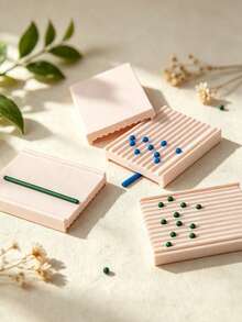 Polymer Clay Jewelry Making Clay Ball Rolling Tool Set, With Sliding Cover Pressing Board, Rolling Board For Making Uniform Clay Balls, Suitable For Earrings, Pendants, Charms, Sculptures, Modeling, Resin Art, Pottery Crafts - Multicolor - View 2