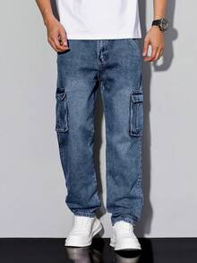 Men Jeans - Blue - View 6