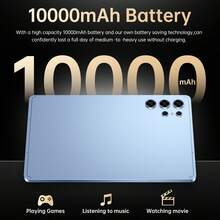 Stereo Speakers Tablet 10.1 Inch WiFi 6 For Movies - Purple - View 11