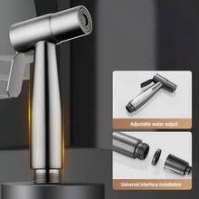1/3件組增壓式洗屁屁噴頭，替換式馬桶噴槍，適用寵物沖洗、洗臉盆洗髮、浴室污垢清潔 - 噴槍 - 查看 10
