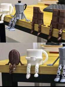 3/1pc Exquisite Movable Coffee Cup, Cute Coffee Bean, Moka Pot, Chocolate Mini Model Decoration, Suitable For Cafe, Living Room, Bedroom, Study, Bar, Home Decor, Leisure And Cozy Atmosphere Fashionable Display Model - / - View 11