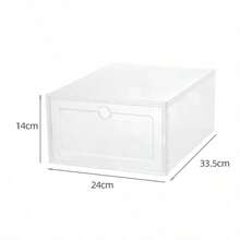 2pcs Transparent Plastic Shoe Storage Box, Anti-Oxidation Home Basketball Shoe Display Box - View 10