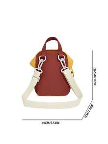 1PC Minimalist Crossbody Bag, Casual Simple Elegant, Zipper Design, Adjustable Shoulder Strap, Suitable For School, Shopping, Coin Purse, Can Easily Hold Daily Essentials, Versatile Item, Suitable For Various Styles And Occasions - Multicolor - View 9