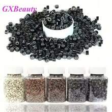1000pcs Micro Silicone Rings - 5mm Micro Connector Rings For Secure Hair Extensions, Professional Silicone Hair Beads, Suitable For DIY Hairstyles, Braiding Hair Extensions, Feather Hair Extensions, Hairdresser Supplies - Multiple Specifications - View 1