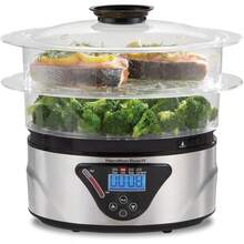 Hamilton Beach 37530Z/ Vaporera y Arrocera Digital/Bandejas Apilables/Capacidad de 5.2L - Ver 3