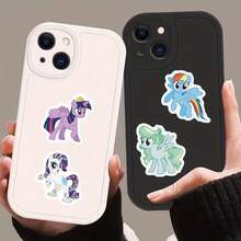 MY LITTLE PONY 62 قطعة/100 قطعة مرسلة عشوائيًا. ملصقات بوني غير متكررة، ملصقات ديكور دفتر يوميات بأسلوب INS. ملصقات مقاومة للماء مناسبة لأغطية الهواتف والدفاتر والحقائب. مثالية لمشاريع DIY وديكور الدفاتر وألبومات الصور والحرف اليدوية. رائعة كهدايا صغيرة وديكورات حفلات الزفاف. - مهر - مشاهدة 12