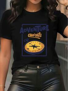 Women T-Shirts - 黑色 - 查看 1