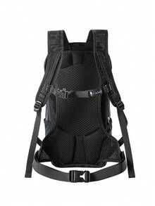 CAMEL CROWN Ransel Hiking Bernapas untuk Aktivitas Luar Ruangan, Ransel Ringan untuk Trekking & Bersepeda - Phantom Black - View 8