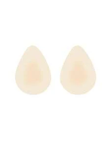 2/4/6pcs Water Drop Shaped Silicone Breast Pads, 3D Lift & Push Up, Suitable For Bras And Swimwear - Apricot - View 11
