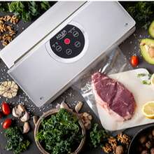 Adler Vacuum Sealer, Food Vacuum Sealer Machine, Vacuum Packing Machine - Film Roll Included, External Container Adapter, -0.8 Bar Vacuum, 130W, White/Grey - EU E Type Plug(220-240V) - View 2