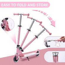 UBRAVOO Kids Scooters - Pink - View 4
